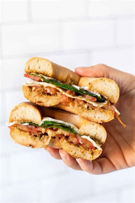 4 Healthy Bagel Sandwich Ideas {all vegan!} - Simply Quinoa