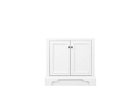 LRL 28.652 in. De Soto Base for Double Tower Cabinet Hutch, Bright White