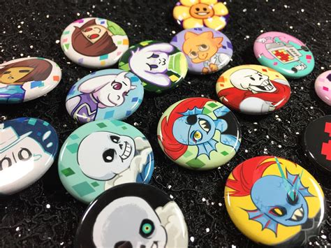 UNDERTALE Button Set Frisk Toriel Sans Papyrus Undyne Alphys - Etsy