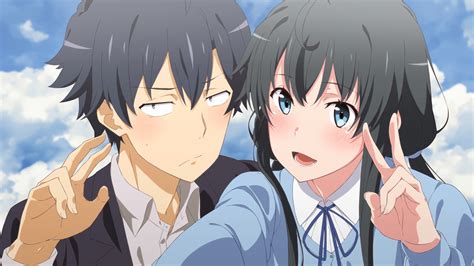 Download Yukino Yukinoshita Hachiman Hikigaya Anime My Teen Romantic Comedy SNAFU 4k Ultra HD ...