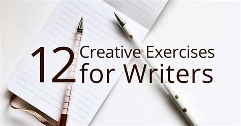 12 Creative Exercises for Writers – Book Cave