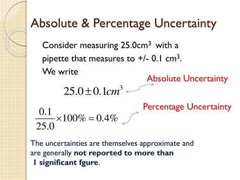 PPT - Uncertainty & Errors in Measurement PowerPoint Presentation - ID:6303298