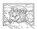 Catbus Coloring Page sketch template
