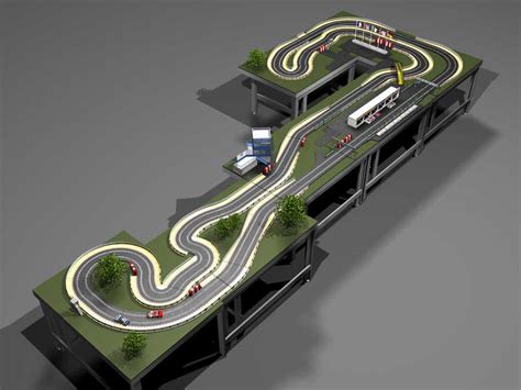 Slot Car Track Layouts 1/32