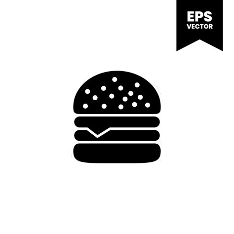 Burger Icon Vector Illustration Logo Template 25771641 Vector Art at Vecteezy