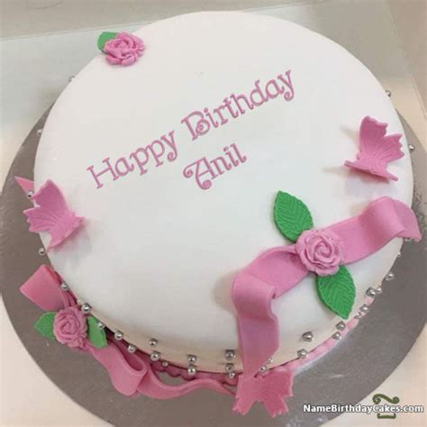 Happy Birthday Anil Cakes, Cards, Wishes