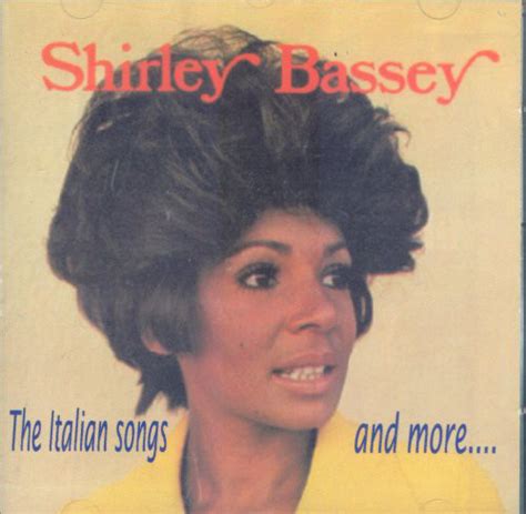 Shirley Bassey - Italian Songs And More (1997, CD) | Discogs