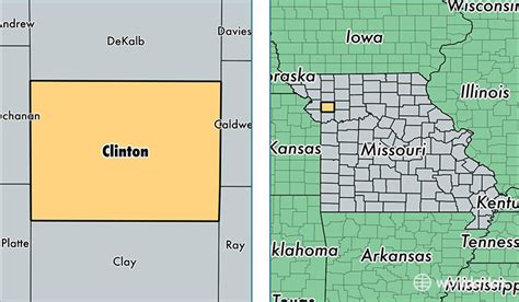 Clinton County, Missouri / Map of Clinton County, MO / Where is Clinton ...