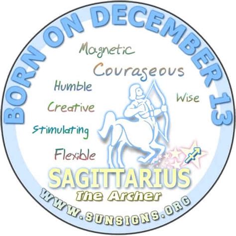 December 13 Zodiac Horoscope Birthday Personality - SunSigns.Org