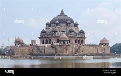 INDIA, BIHAR, SASARAM, January 2023, Tourist at Sher Shah Suri Tomb ...