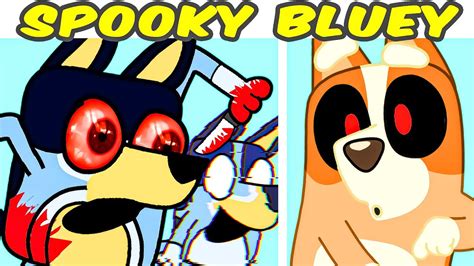 Friday Night Funkin' VS Spooky bluey VS Pibby Bluey VS Bing EXE VS Bluey EXE (FNF MOD) - YouTube