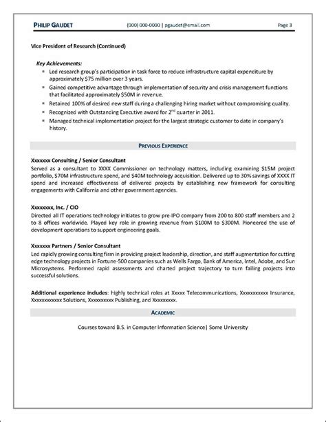 CTO Resume Example - Distinctive Career Services