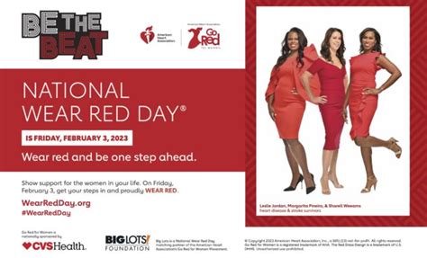 National Wear Red Day is Friday, February 3 - Hello Woodlands