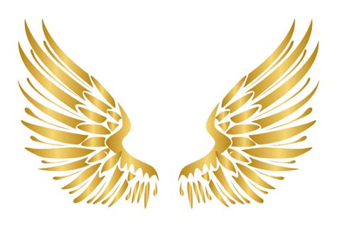 Gold Fairy Wings Png Download Gold Cross With Angel Wings Png Images ...