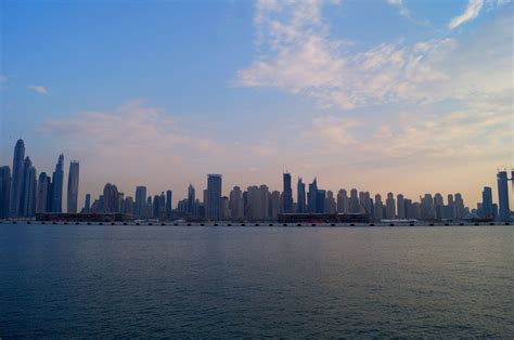 The Dubai Skyline During Sunset · Free Stock Photo