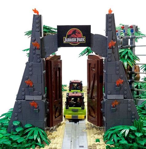 This Jurassic Park Lego Diorama Combines All Four Movies Into One ...