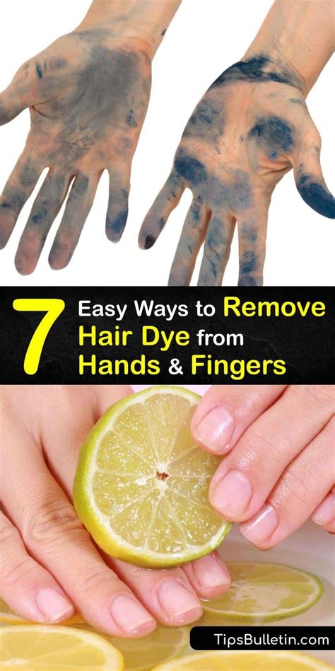 7 Easy Ways to Remove Hair Dye from Hands and Fingers | Hair dye removal, Diy hair dye ...