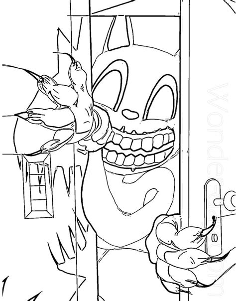 Cartoon Cat Scp Coloring Page - Free Printable Coloring Pages for Kids