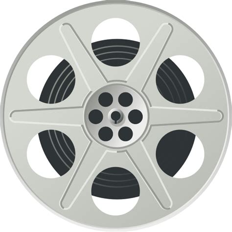 Movie reel vector image | Free SVG