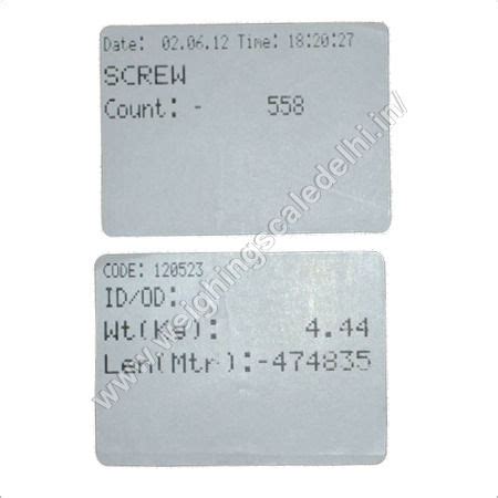 Label Printing Scales at Best Price in Delhi, Delhi | Interface Scales ...