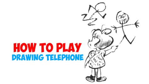 How to Play the Telephone Drawing Game : Art / Drawing Game for Kids - How to Draw Step by Step ...