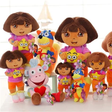 25CM Dora the Explorer monkey Boots Swiper Plush Toys Cartoon Soft ...