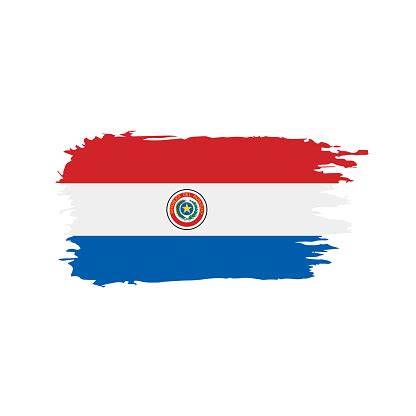 Ilustración de Bandera De Paraguay Ilustración Vectorial y más Vectores Libres de Derechos de ...