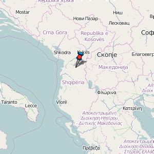 Burrel Map Albania Latitude & Longitude: Free Maps