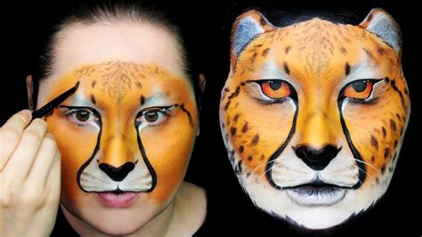 Simple Cheetah Face Makeup | Saubhaya Makeup