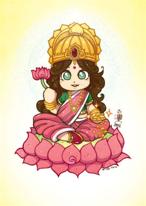 Maha Laxmi mata by In-Sine on DeviantArt | Diwali painting, God illustrations, Goddess art