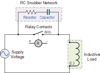 Relay RC Snubber Network Electrical Projects, Electronics Projects ...