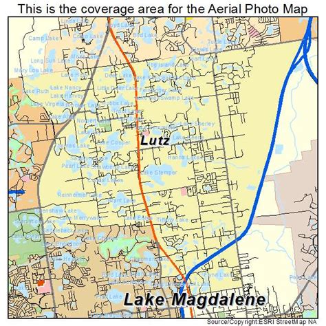 Aerial Photography Map of Lutz, FL Florida