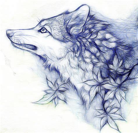 ..:Autumn Wolf:.. by WhiteSpiritWolf on deviantART | Wolf drawing, Wolf artwork, Drawings