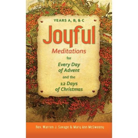 Joyful Meditations for Everyday of Advent and the 12 Days of Christmas ...