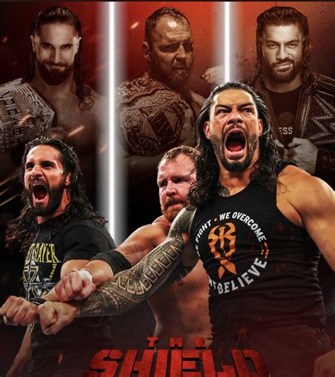 Seth Rollins Dean Ambrose & Roman Reigns | The shield wwe, Roman reigns ...