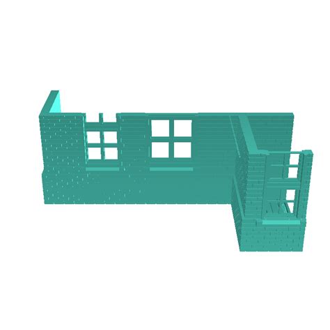 Large modern mansion with angled roof and central annex with | 3D models download | Creality Cloud