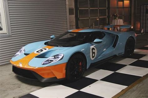 2019 Ford GT Gulf Heritage Edition On Race Track | SVTPerformance.com