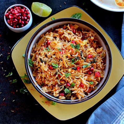 Instant Pot Plain Biryani ( Kuska Rice) - Madhu's Everyday Indian