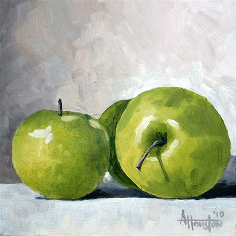 Three Apples - 100 Paintings by Adam