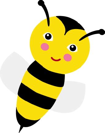 Happy Bee clip art