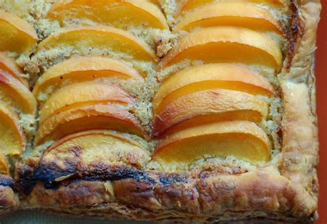 Peach Frangipane Tart with Puff Pastry | The Garden of Eating