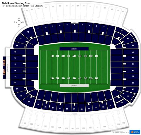 Jordan Hare Stadium Seating Chart With Seat Numbers View - Infoupdate.org