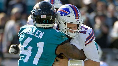 Josh Allen sacks, intercepts Josh Allen during Bills-Jaguars game | Fox News