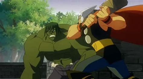 Thor Attacks Hulk HV