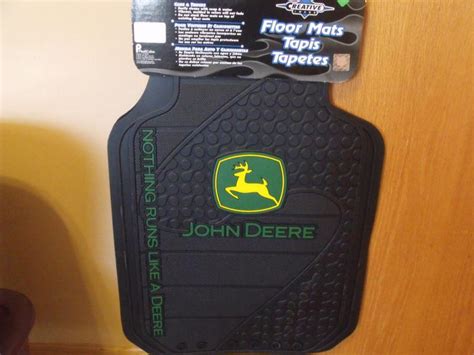 Find JOHN DEERE-HEAVY DUTY RUBBER TRUCK CAR FLOOR MATS BRAND NEW in ...