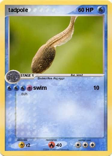 Pokémon tadpole - swim - My Pokemon Card