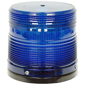 Blue Emergency Beacon/Strobe Light 10-28 V AC/DC | DC Mobile Equipment ...