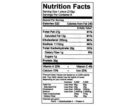 Coca Cola Nutrition Facts Label | Nutrition Data