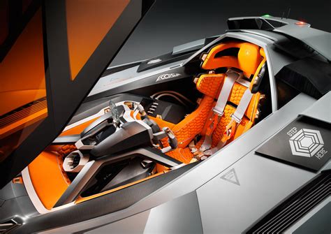 Lamborghini Egoista Concept Interior - Car Body Design