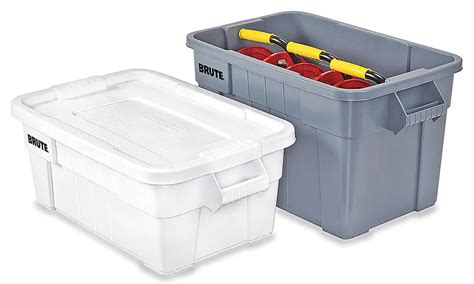 Brute® Totes in Stock - Uline.ca Tote Storage, Storage Boxes, Plastic ...